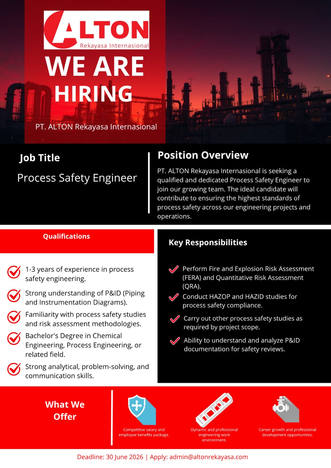 Poster Process Safety Engineer